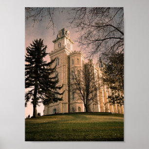 Poster Manti, templo de Utá LDS