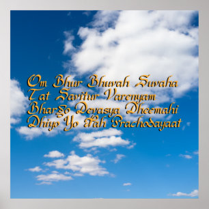 Poster Mantra Gayatri