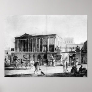 Pôster Manufactory e bazar, casa de Calcutá