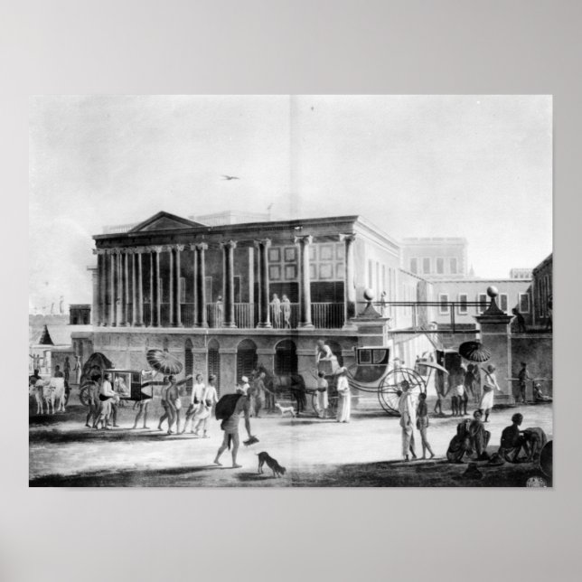 Pôster Manufatura e Bazaar, Calcutá House (Frente)