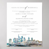 Manutenção do Certificado de Casamento Skyline PHI