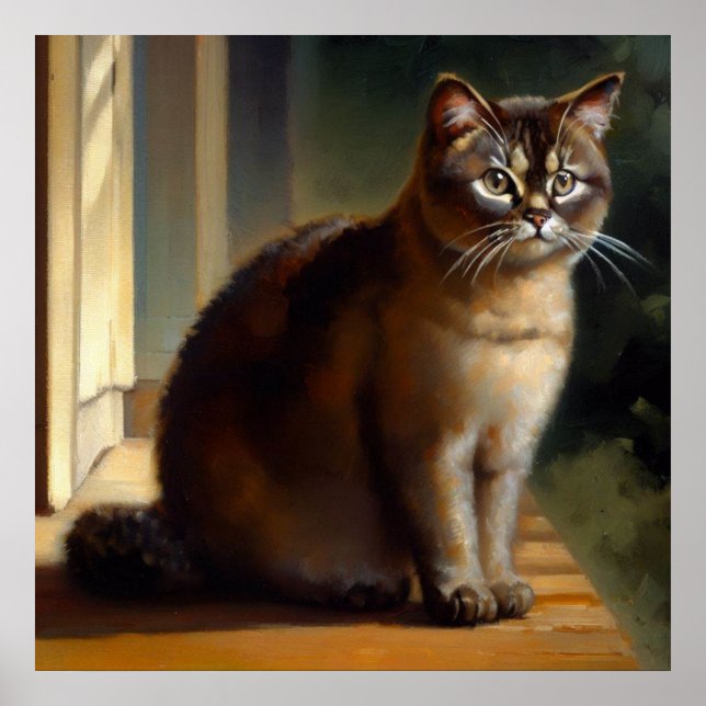 Poster Manx Cat (Frente)