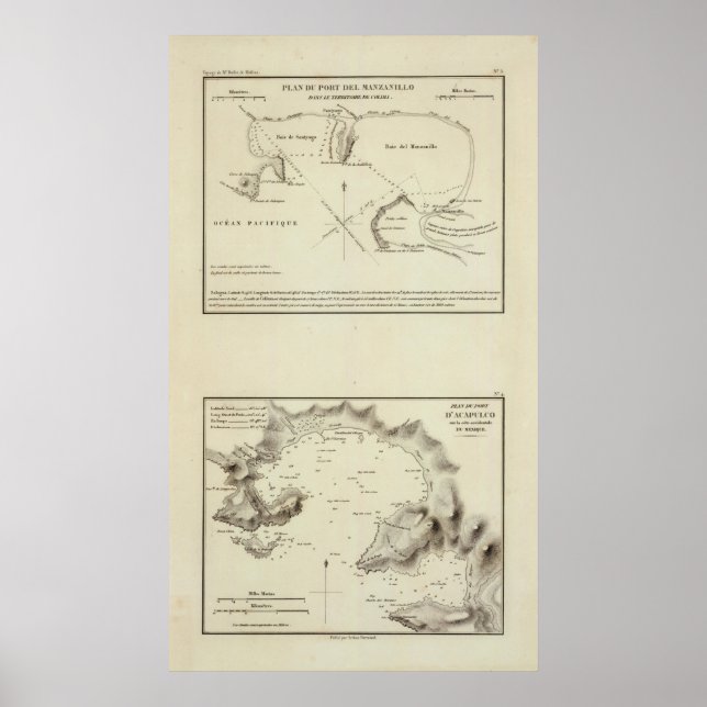 Poster Manzanillo, México (Frente)