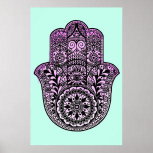 Poster Mão de Hamsa