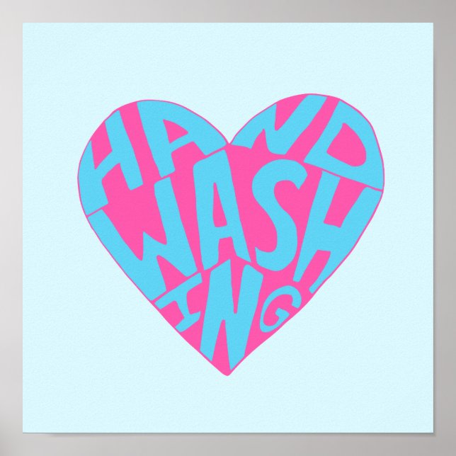 Poster Mão De Lavagem (Frente)