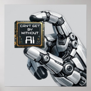 Poster Mão de Robô