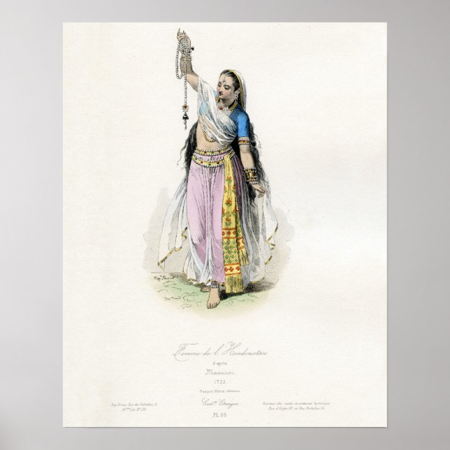 Pôster Mão Indiana Tradicional (Frente)