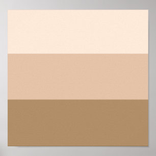 Poster Mão Marrom Stripe