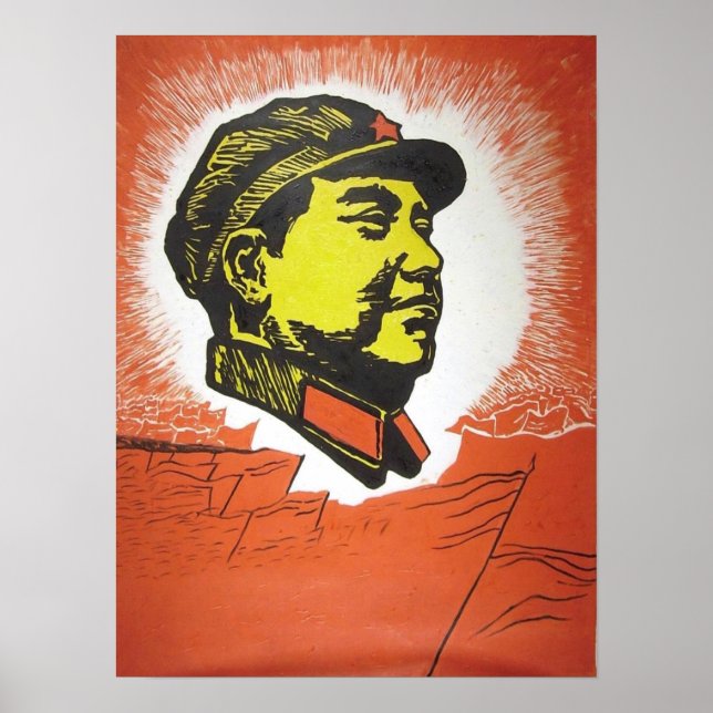 Pôster Mao Zedong (Frente)