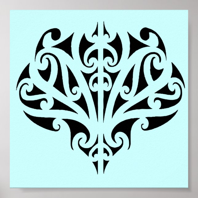 Poster Maori design (Frente)