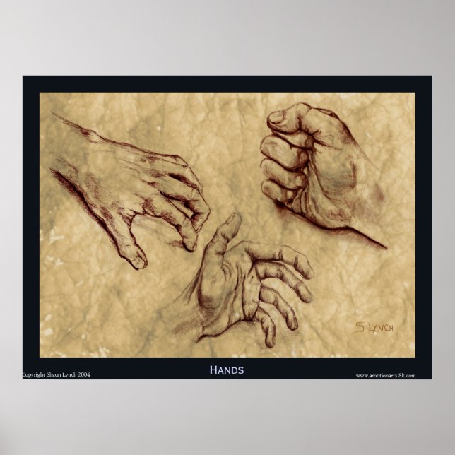 Pôster Mãos (Frente)