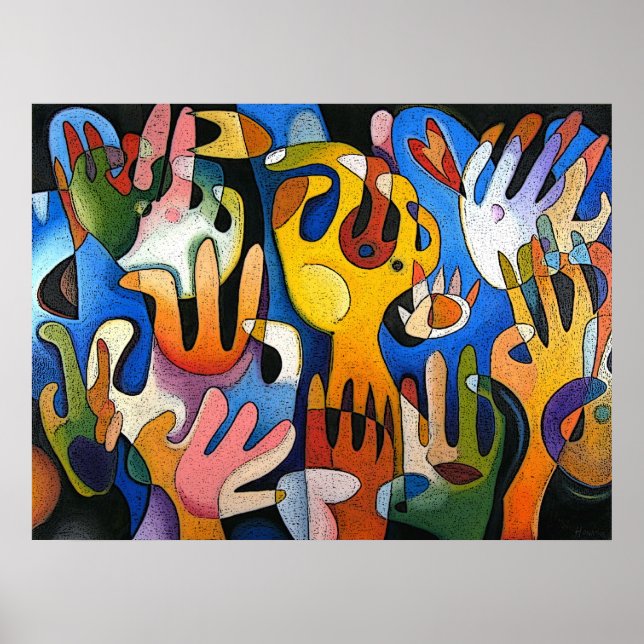 Poster Mãos (Frente)