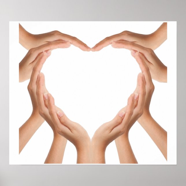 Poster Mãos de Amor (Frente)