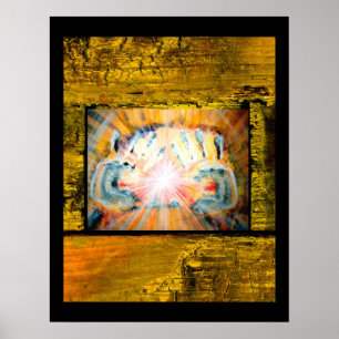 Pôster Mãos de cicatrização