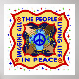 Pôster . Mãos de Paz