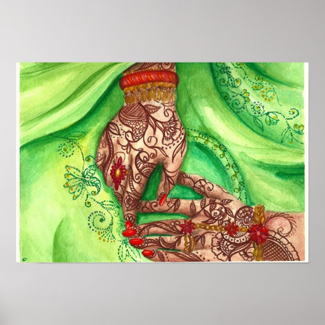 Poster Mãos Esperançosas (Frente)