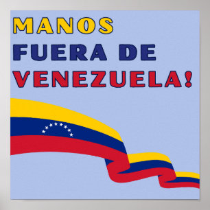 Poster Mãos Fora da Venezuela