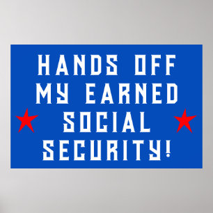 Poster Mãos Para Fora Da Minha Segurança Social