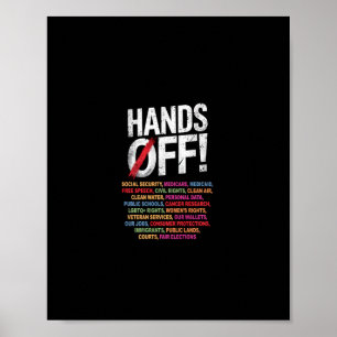 Poster Mãos Para Fora Da Minha Segurança Social 2025 Prot