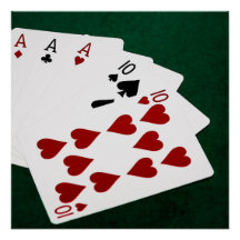 Mãos Poker - Cheio House - Ace e Dez