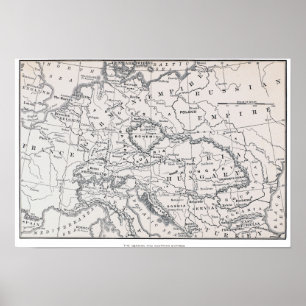 POSTER MAP: ALEMANHA E ÁUSTRIA