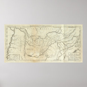 Pôster Map of The Tennassee sic Government