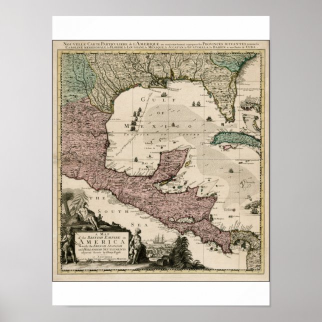 Poster mapa 1742 (Frente)
