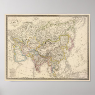 Poster Mapa 2 de Ásia
