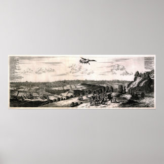 Poster Mapa antigo de Tóquio (Edo)