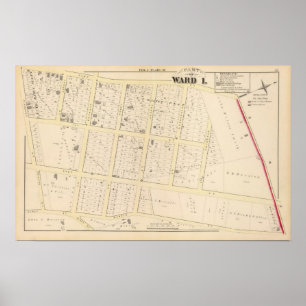 Pôster Mapa Atlas de Rhode Island