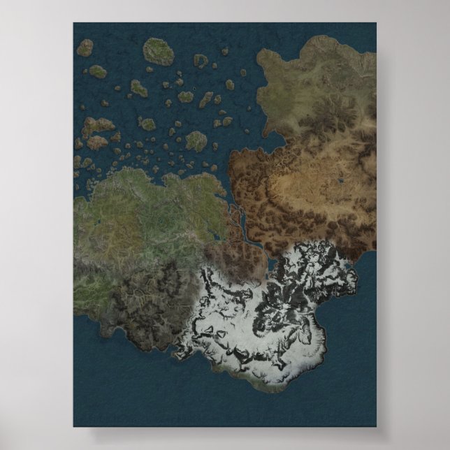 Pôster mapa BDO (Frente)