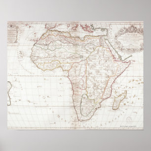 Poster Mapa da África 2