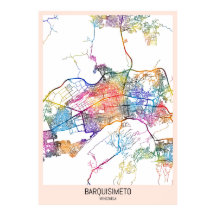 Mapa da Cidade de Barquisimeto Venezuela