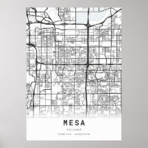 Mapa da Cidade do Mesa