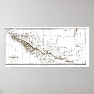 Pôster mapa da CIRCASSIA1840