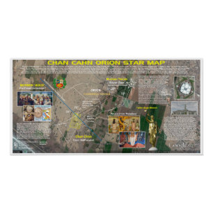 Pôster Mapa da Estrela Chan