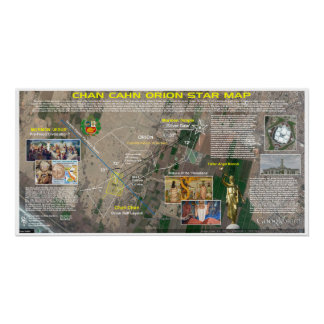 Pôster Mapa da Estrela Chan