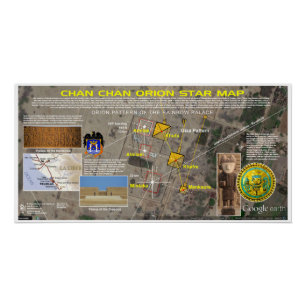 Pôster Mapa da Estrela Chan Orion
