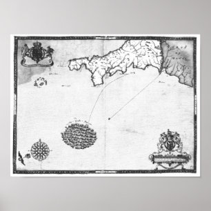 Pôster Mapa da frota da Armada