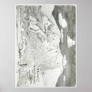 Poster Mapa da fuga da montanha 1949 do espinho