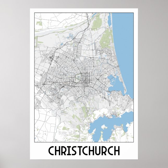 Poster Mapa da igreja cristã (Frente)