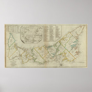 Poster Mapa da Ilha das Ruas John