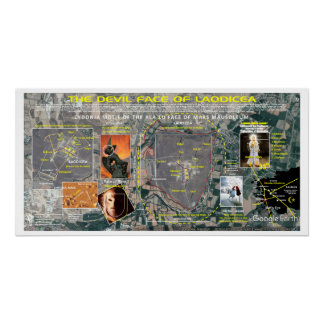 Pôster Mapa das Estrelas de Laodicea Orion