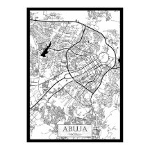 Mapa de Abuja Nigéria