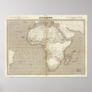 Pôster Mapa de África