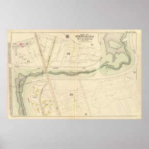 Pôster Mapa de Boston 2