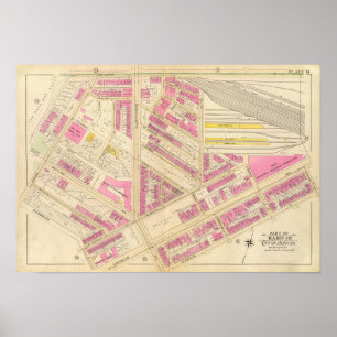 Poster Mapa de Boston 4