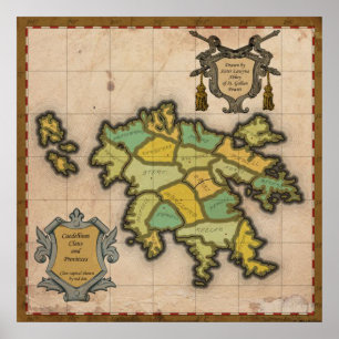 Poster Mapa de Caedellium Anormal