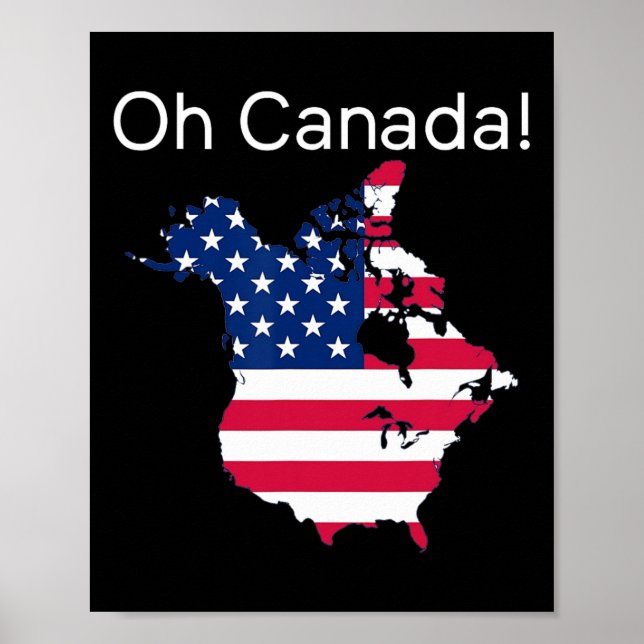 Poster Mapa De Camisas Dos Eua Engraçado Trump 2025 2 (Frente)