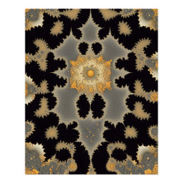 Pôster Mapa de Cavernas de Mandlebrot